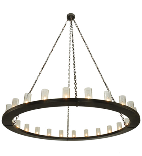 72"W Loxley 24 Lt Chandelier