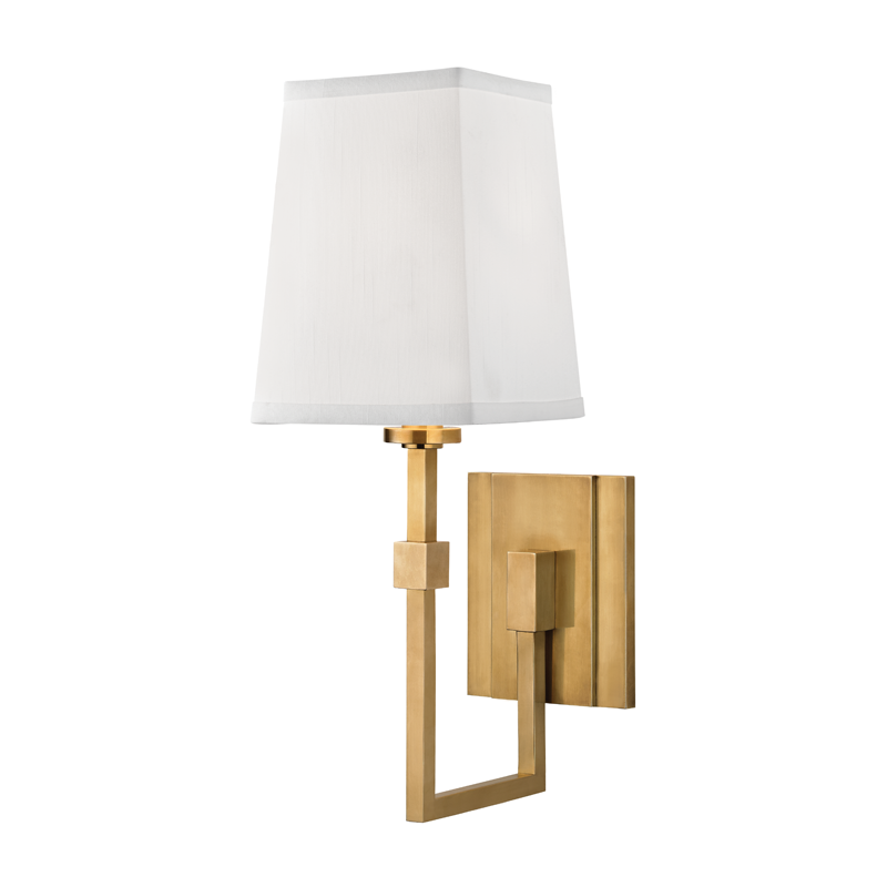 Fletcher Wall Sconce 5" - Aged Brass