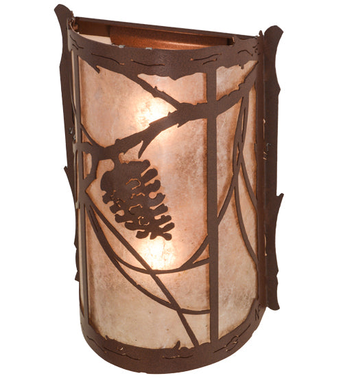 10"W Whispering Pines Wall Sconce