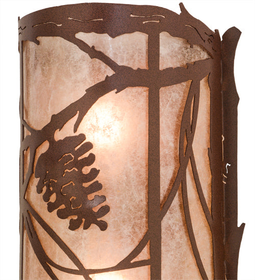 10"W Whispering Pines Wall Sconce