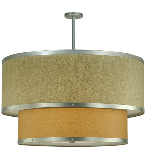 36"W Cilindro 2 Tier Pendant