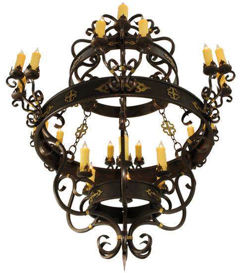 60"W Santino 24 Lt Chandelier