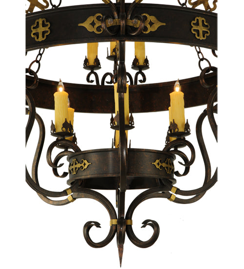 60"W Santino 24 Lt Chandelier