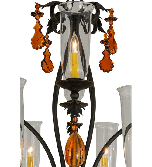 62" Long Windsor 14 Light Oblong Chandelier