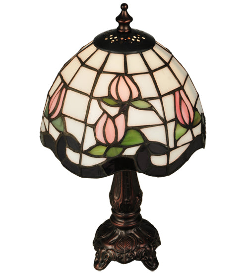 12" High Roseborder Mini Lamp