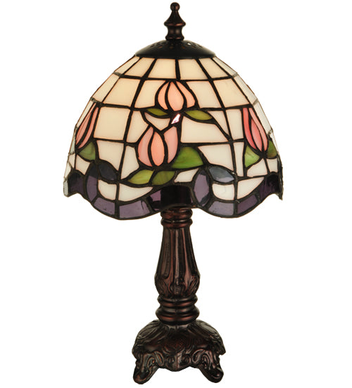 12" High Roseborder Mini Lamp