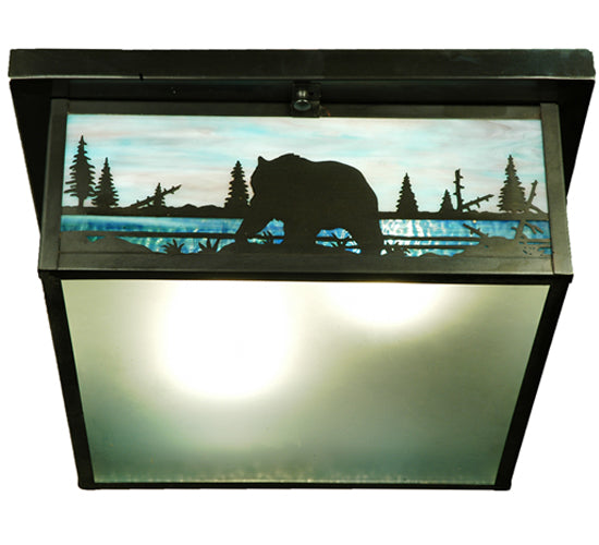 16"Sq Bear Creek Flushmount