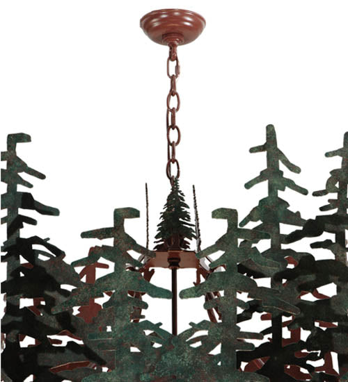 40"Sq Pine Lake Inverted Pendant