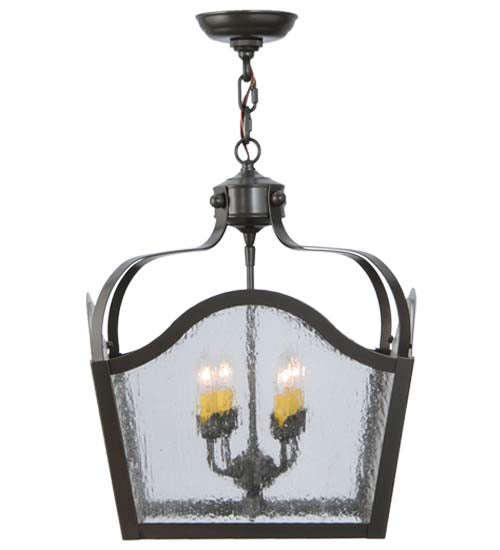 15" Square Terena 4 Light Pendant