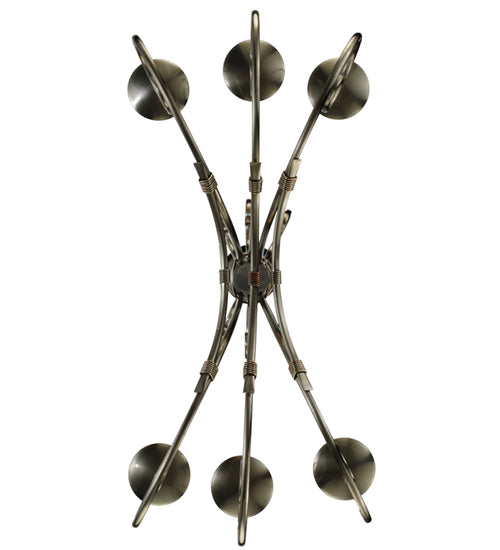 34.5" Wide Elon 6 Light Chandelier