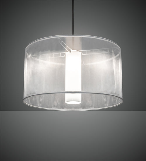 36" Wide Cilindro Sheer Pendant