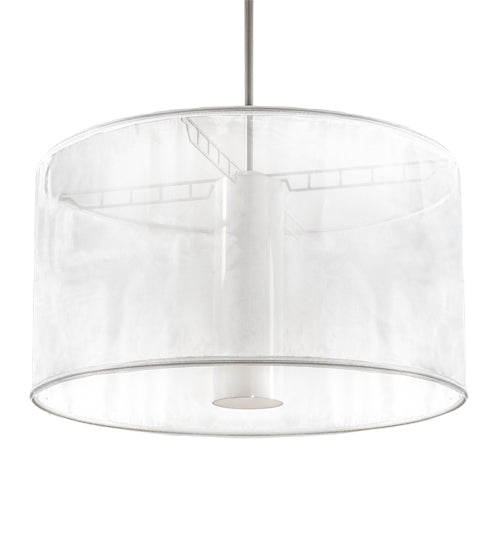 36" Wide Cilindro Sheer Pendant