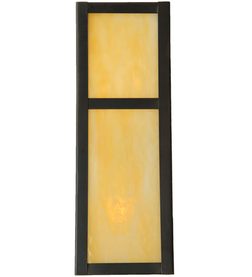 6.5"W Hyde Park Double Bar Mission Wall Sconce