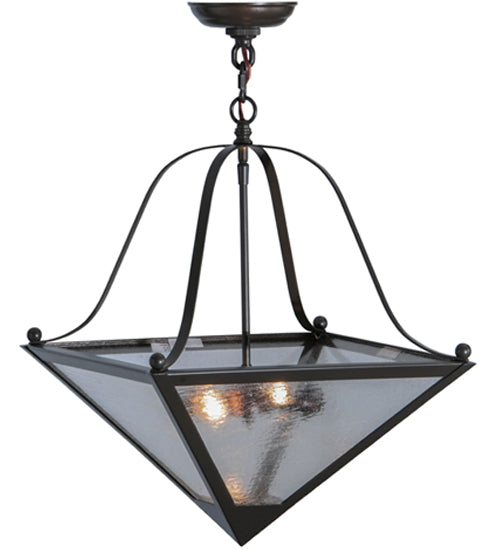 16" Square Zale Inverted Pendant