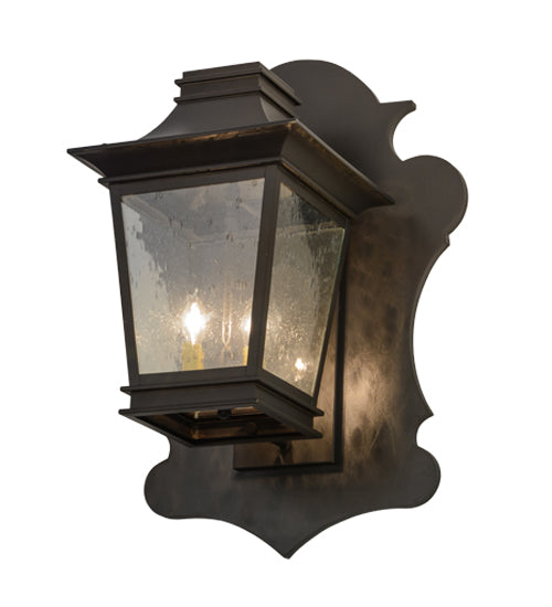 18" Wide Fanucchi Lantern Wall Sconce