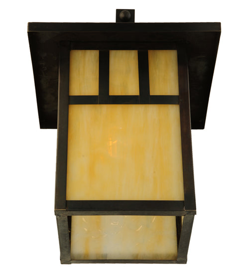 9"W Hyde Park Double Bar Mission Straight Arm Wall Sconce