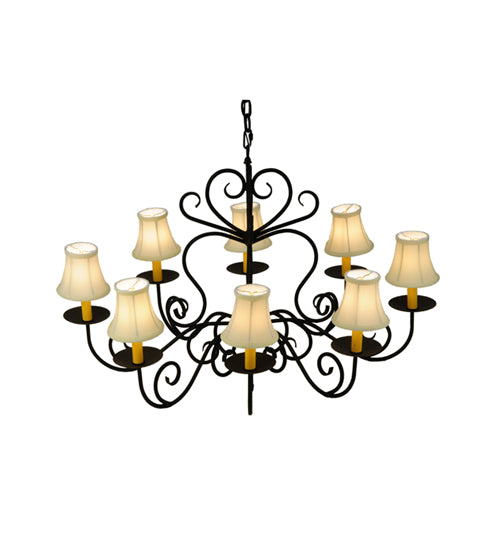 36"W Corrina 8 Lt Chandelier