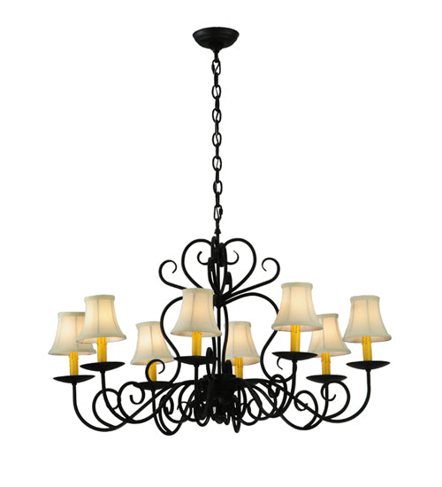 36"W Corrina 8 Lt Chandelier