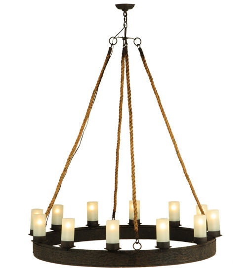 50" Wide Costello Ring 12 Light Chandelier