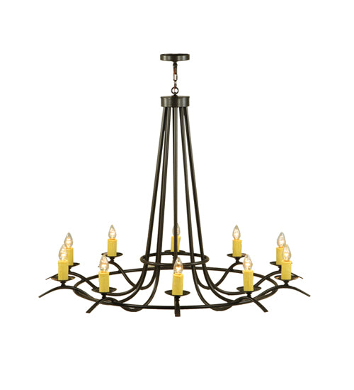 58"W Octavia 10 Lt Chandelier