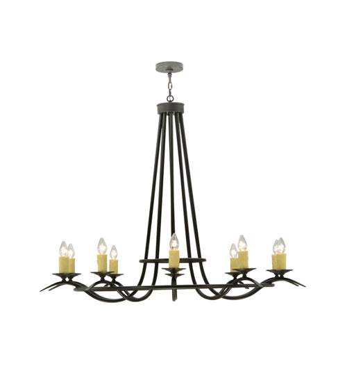 58"W Octavia 10 Lt Chandelier