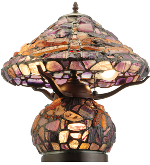 18.5"H Dragonfly Agata Table Lamp