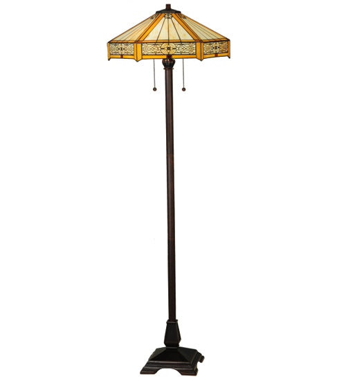 62"H Peaches Floor Lamp