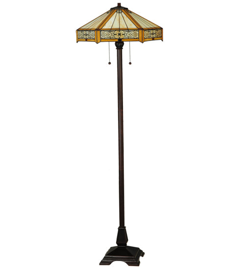 62"H Peaches Floor Lamp