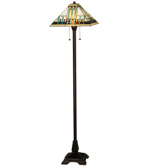 62"H Prairie Peaks Floor Lamp