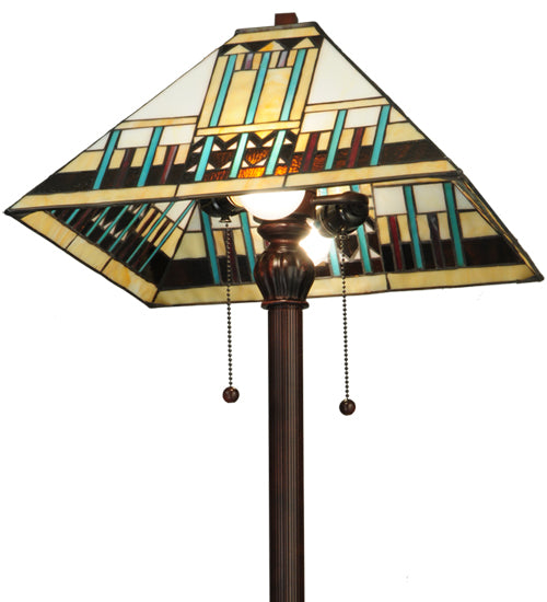 62"H Prairie Peaks Floor Lamp