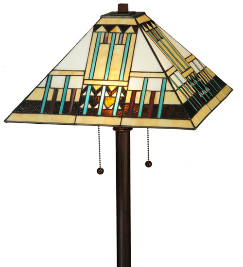 62"H Prairie Peaks Floor Lamp