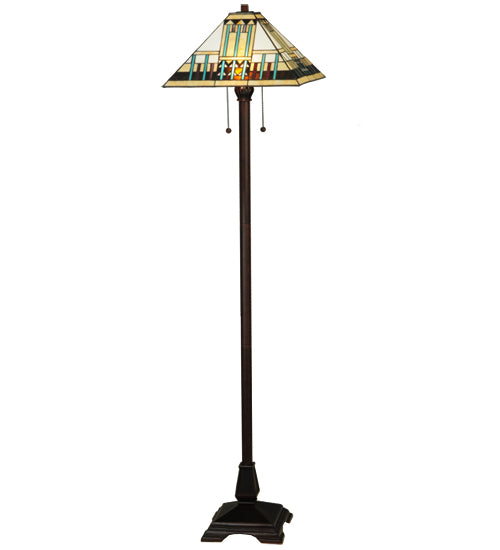 62"H Prairie Peaks Floor Lamp