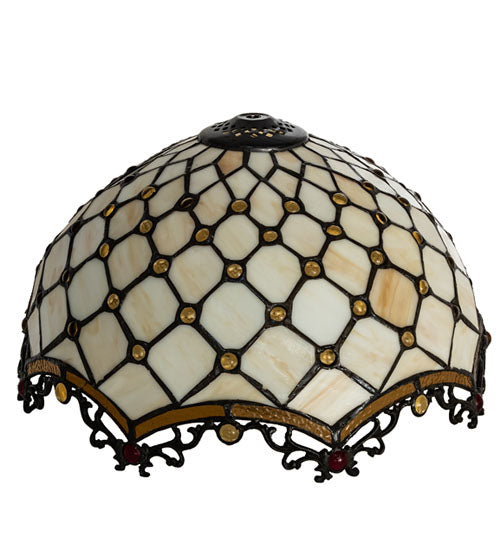 14" Wide Diamond & Jewel Shade