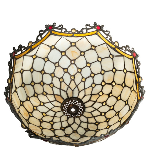 14" Wide Diamond & Jewel Shade