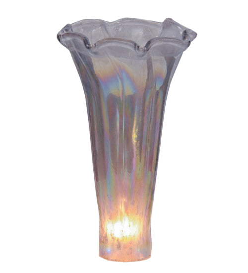 3" Wide X 5" High Purple Iridescent Pond Lily Shade