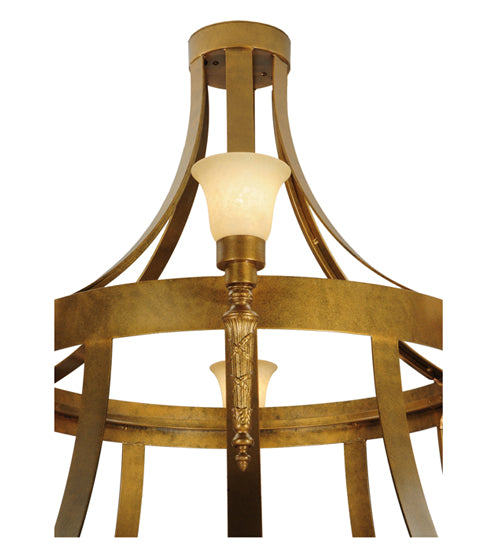 72"W Lubovich 18 Lt Two Tier Chandelier