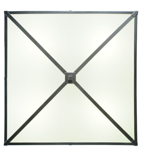 36.25"Sq Whitewing Flushmount