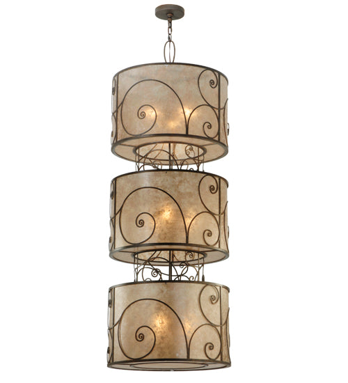 24" Wide Granada 3 Tier Pendant