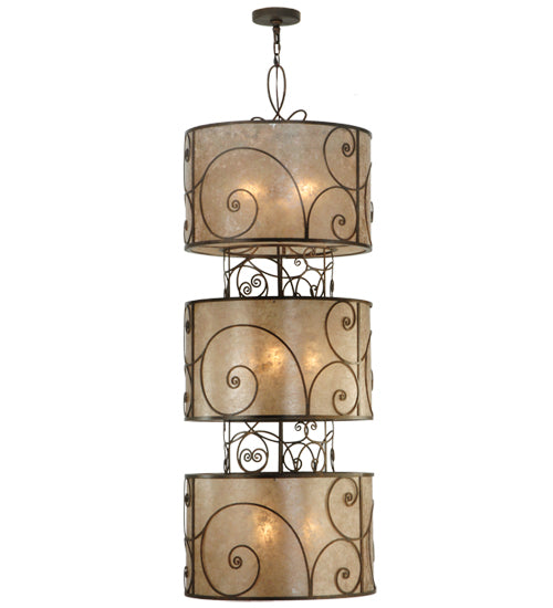 24" Wide Granada 3 Tier Pendant