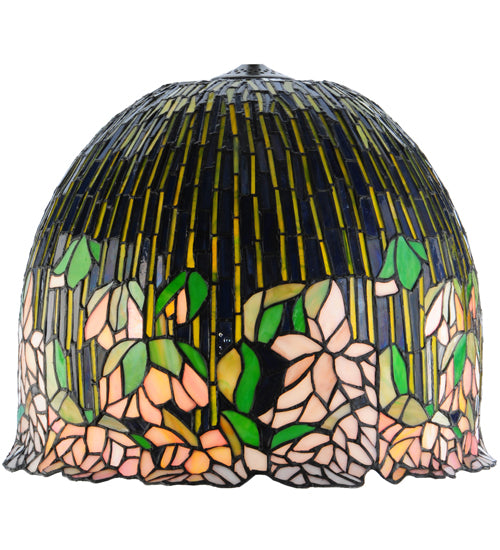 32"H Tiffany Flowering Lotus Table Lamp