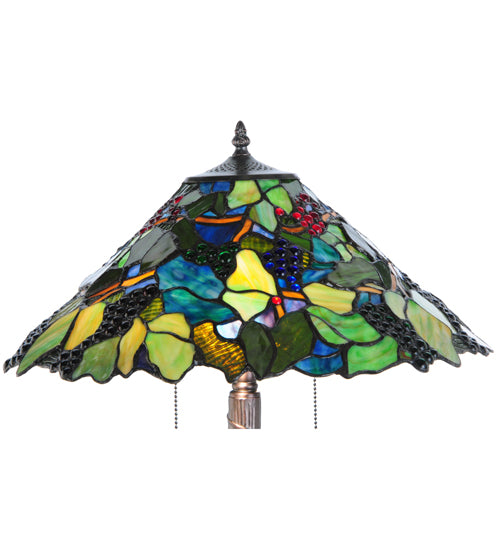 25"H Grape Harvest Table Lamp