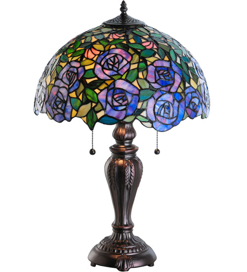 24"H Rosebush Table Lamp