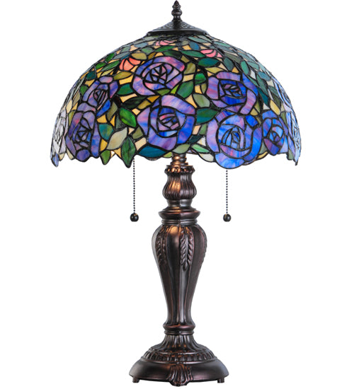 24"H Rosebush Table Lamp