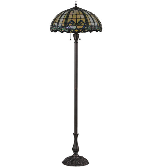 63"H Dragonfly Trellis Floor Lamp