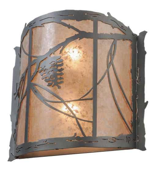 15"W Whispering Pines Wall Sconce