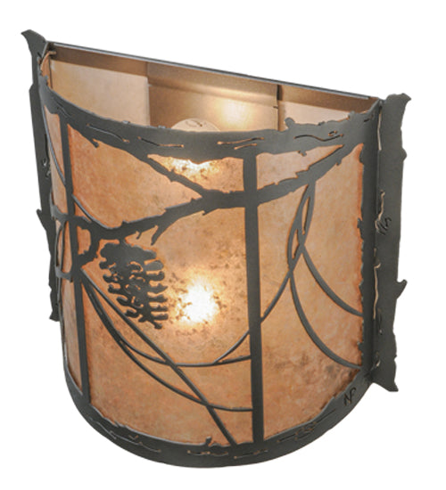 15"W Whispering Pines Wall Sconce