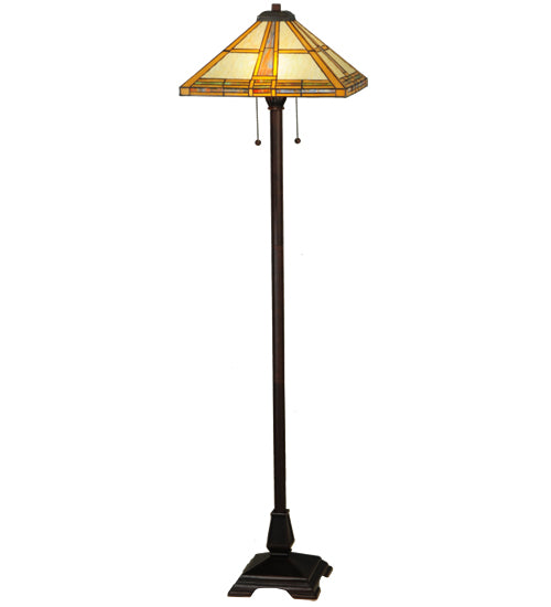 62"H Prairie Straw Floor Lamp