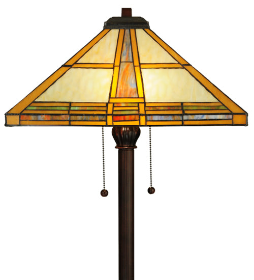 62"H Prairie Straw Floor Lamp