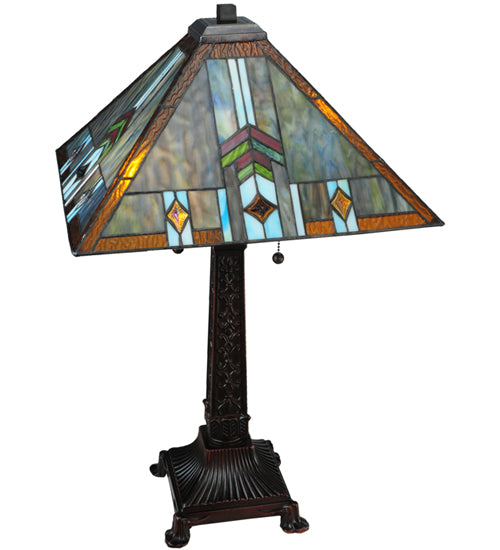 26"H Prairie Wheat Sunshower Table Lamp