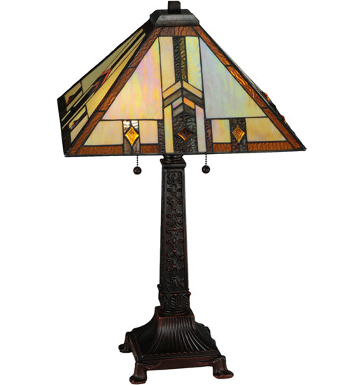 26"H Prairie Wheat Harvest Table Lamp